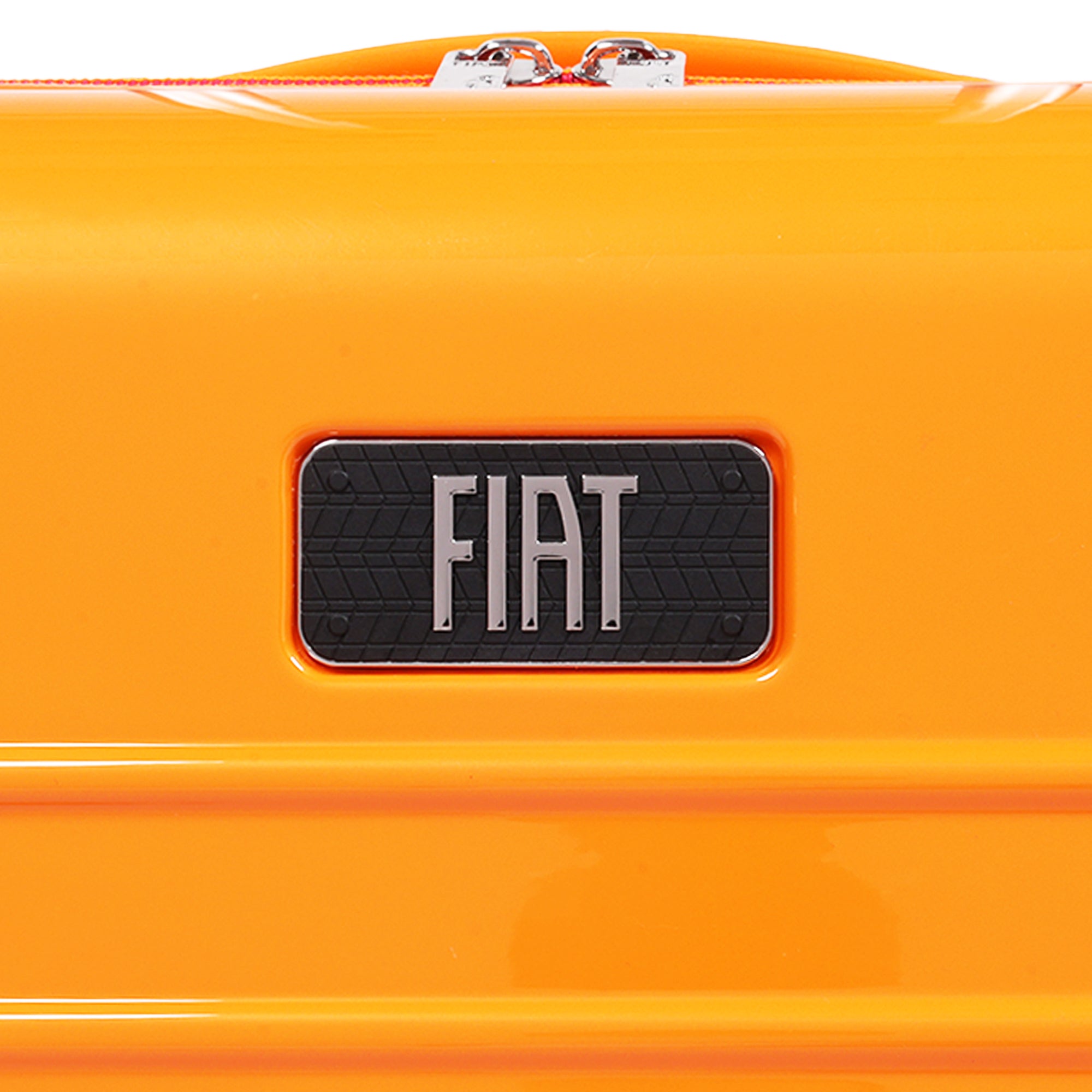 Fiat 500 x FUL 3-Piece Expandable Hardside Spinner Luggage Set – 22", 26.5", 31.5", Orange