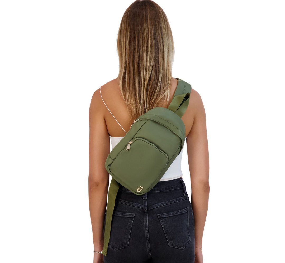 Olive green sling crossbody handbag bag - cute stylish handbags & bags by Ful