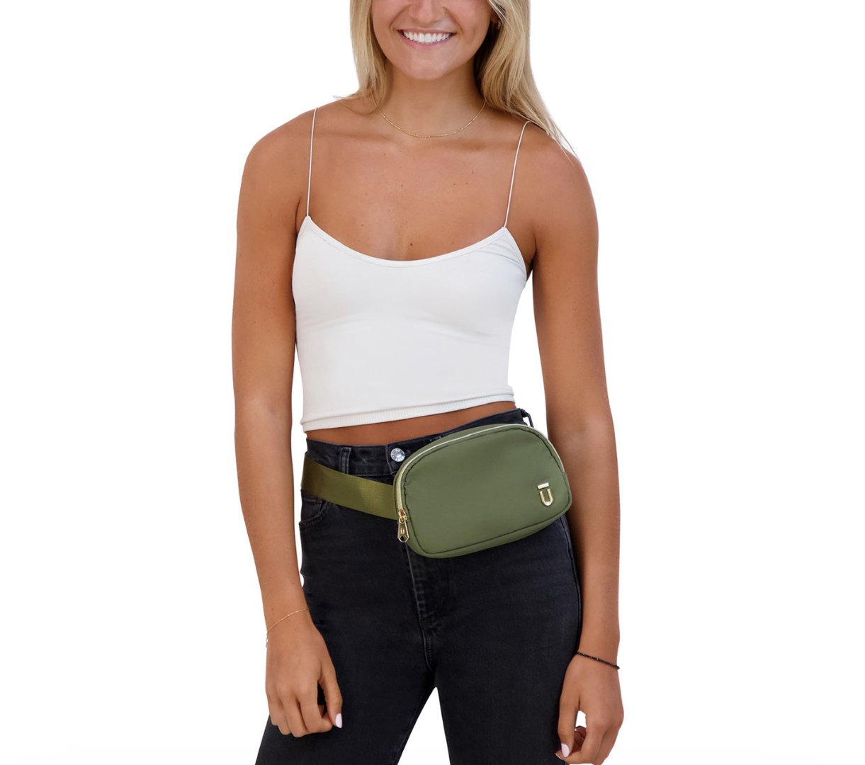 Olive green fanny pack waist belt bag - bags by Ful Luggage