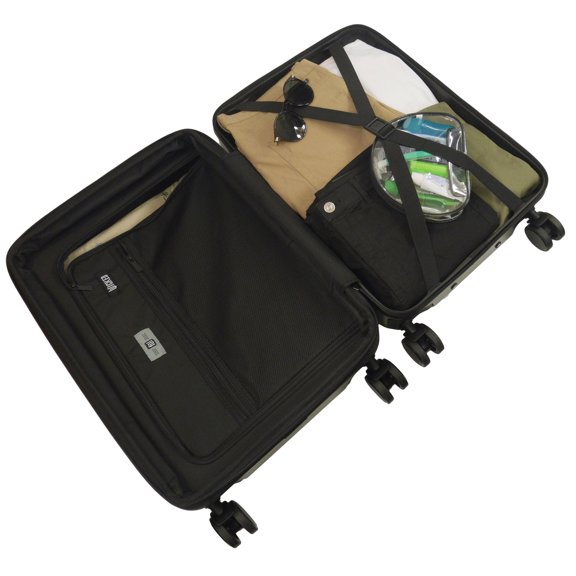 Universal Studios Wicked Ful 22.5" Black Carry-On Hard Side Spinner Suitcase Rolling Luggage