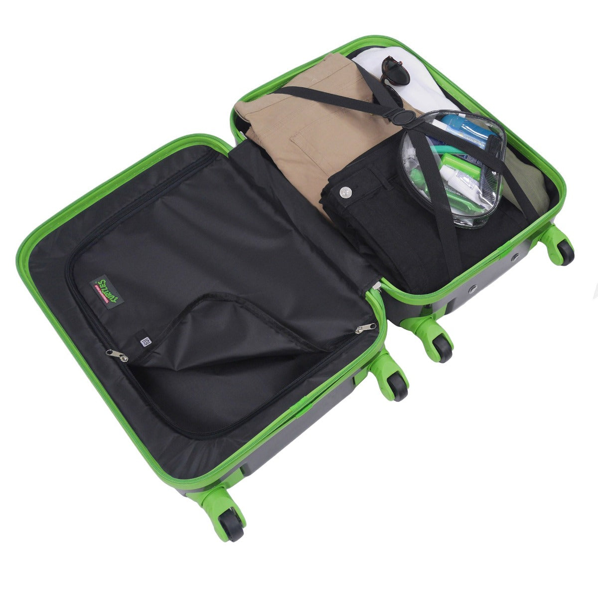 Teenage Mutant Ninja Turtles kids 21" Black hard-sided carry-on suitcase rolling luggage