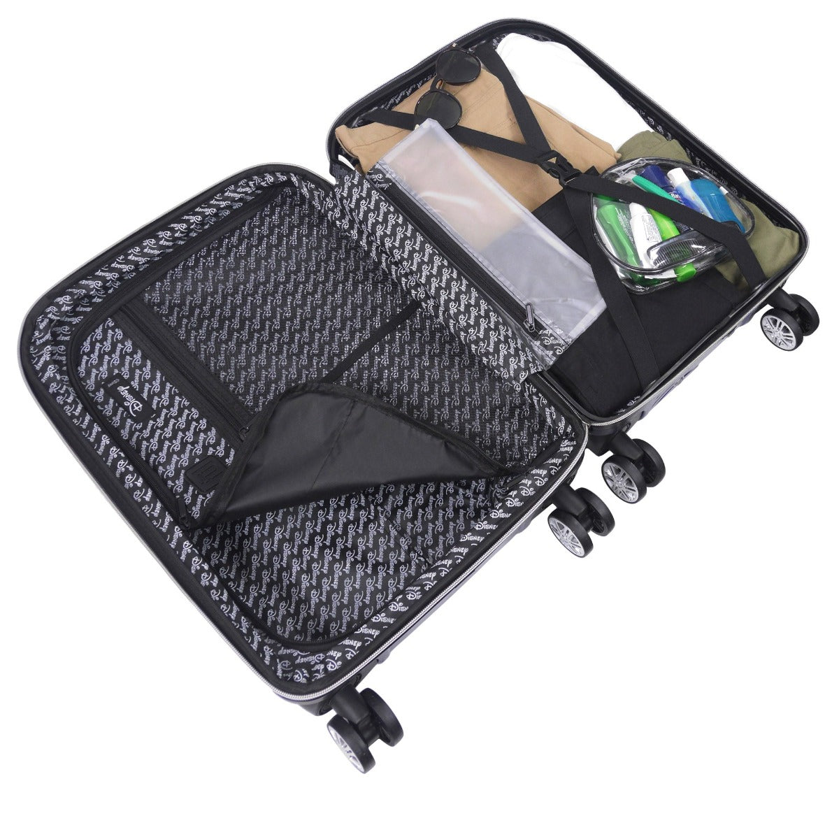 Disney Lilo and Stitch Surfing 22.5 inch carry on spinner hardside luggage - best hard suitcase for traveling