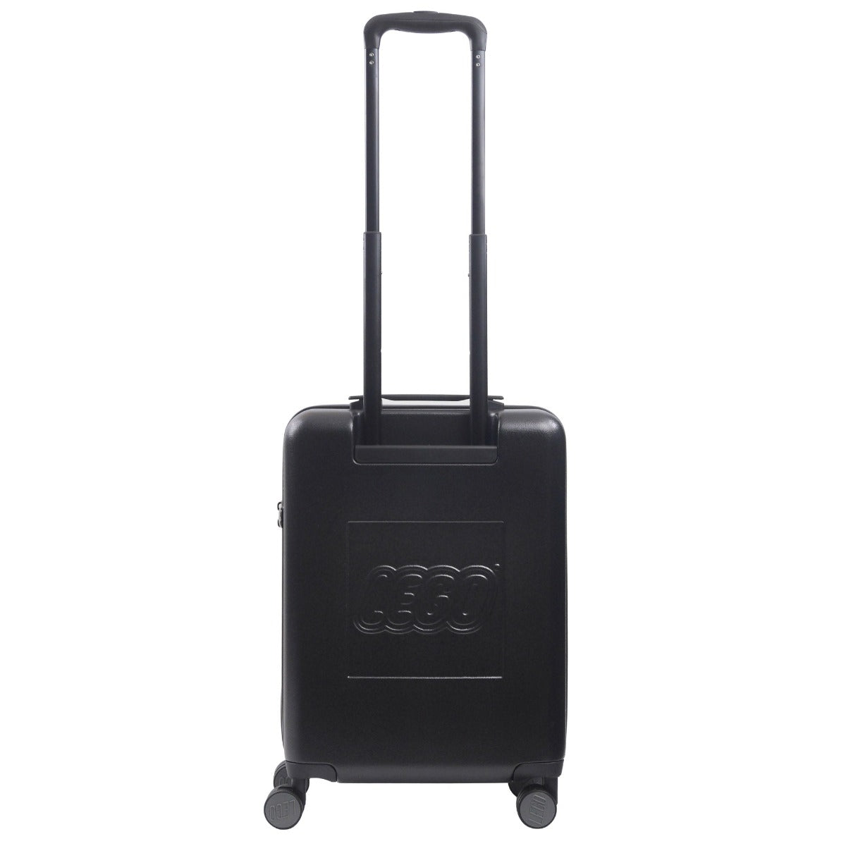 Black grey Lego Signature Brick 2X2 Trolley 21" carry-on rolling luggage