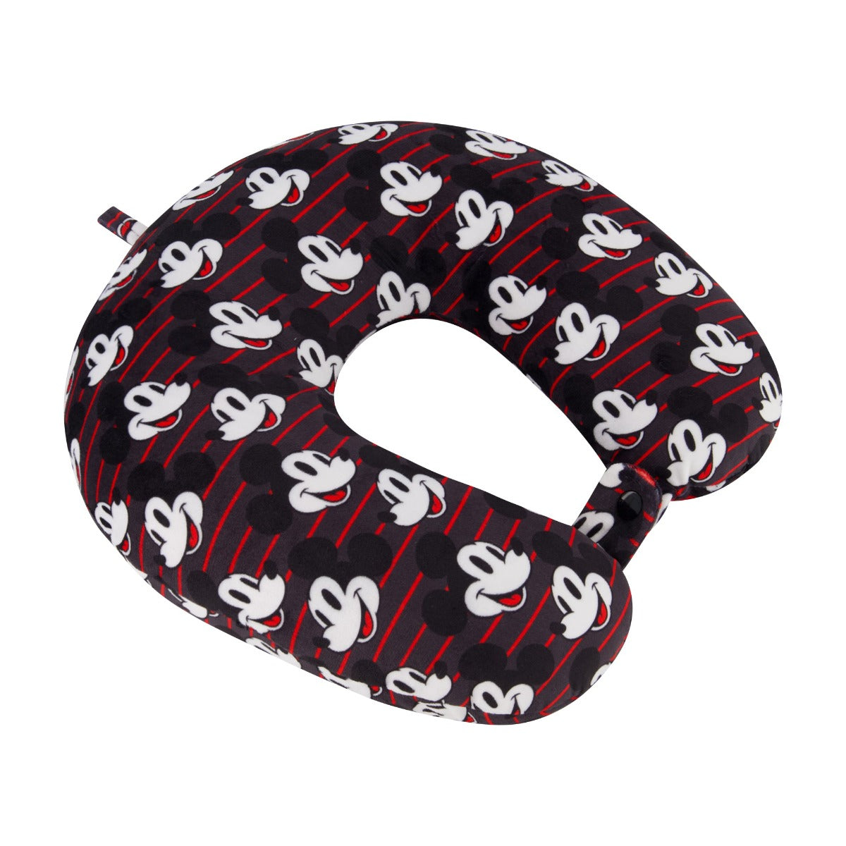 Disney mickey mouse neck pillow red black white - best wrap travel pillow for kids and adults