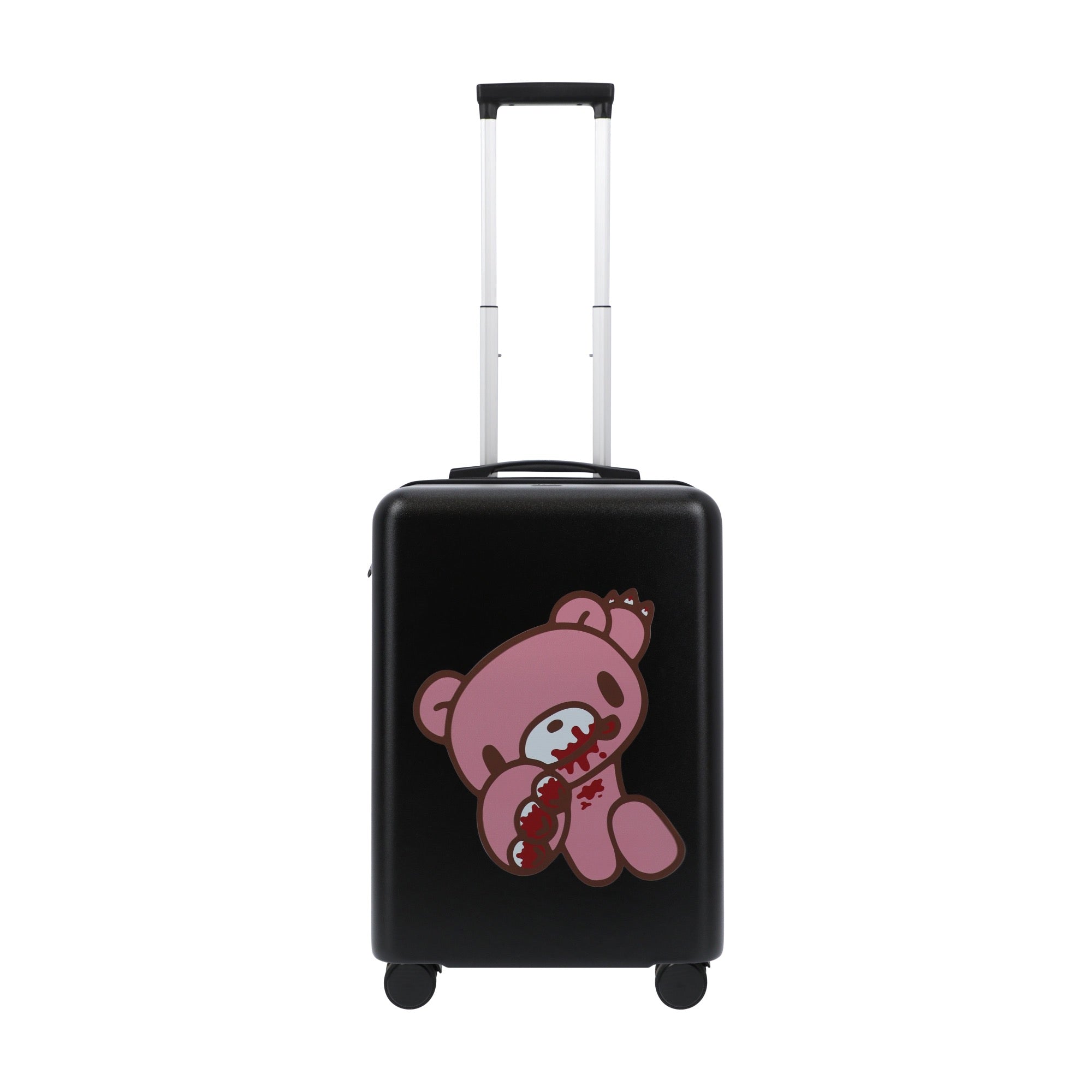 Black octas gloomy bear 22.5" carry-on spinner suitcase luggage by Ful