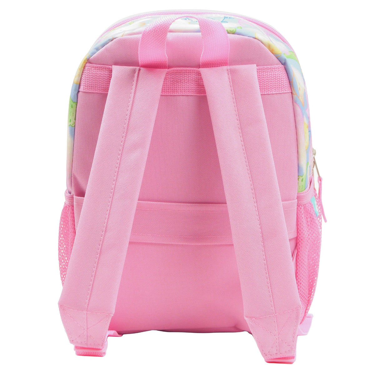 Officially licensed Squishmallows Clouds 2-piece luggage spinner suitcase set by FUL featuring a 21" hard-shell carry-on suitcase and a matching 13" backpack.
