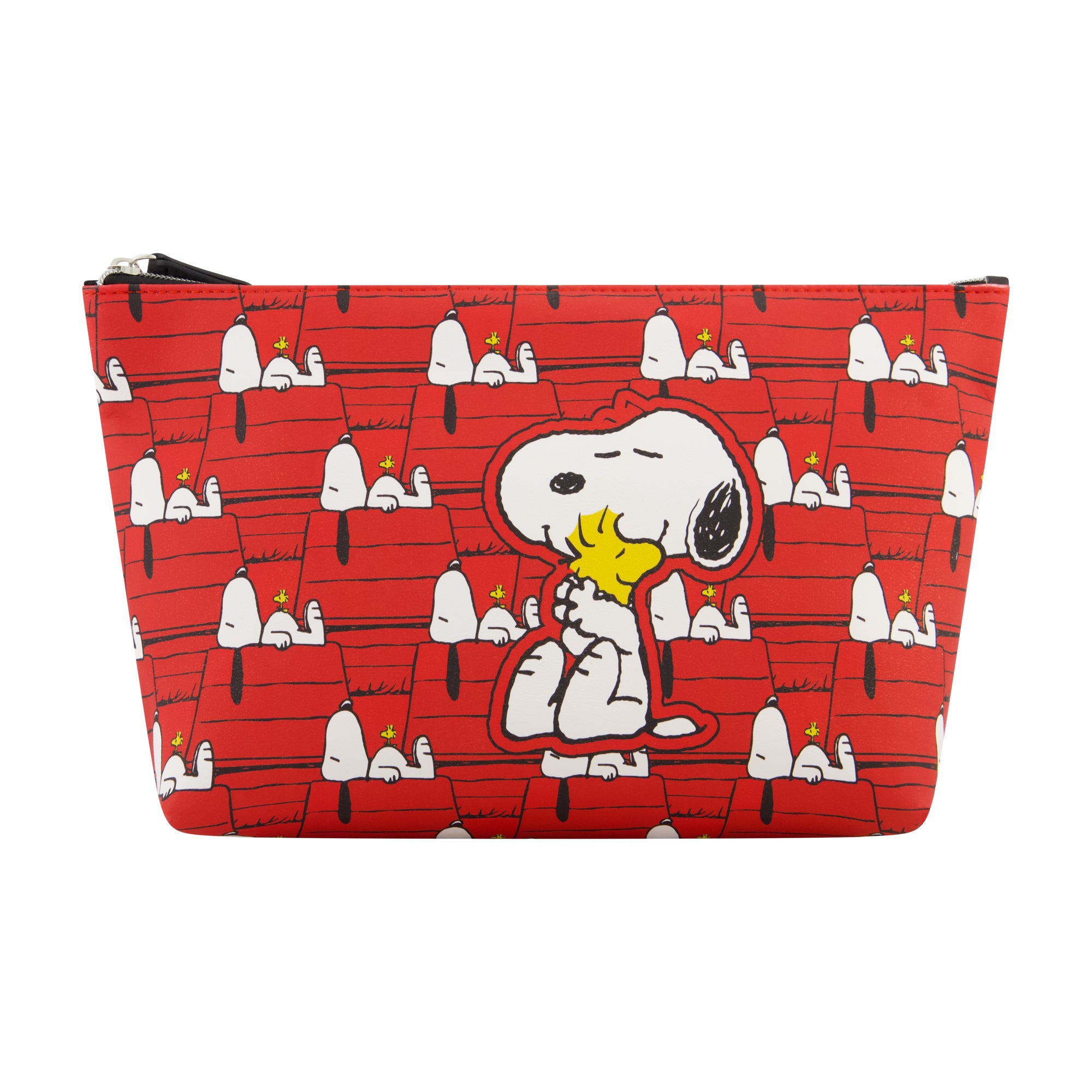 Cute red Peanuts Snoopy and Woodstock Makeup Bag - Cosmetic Travel Case