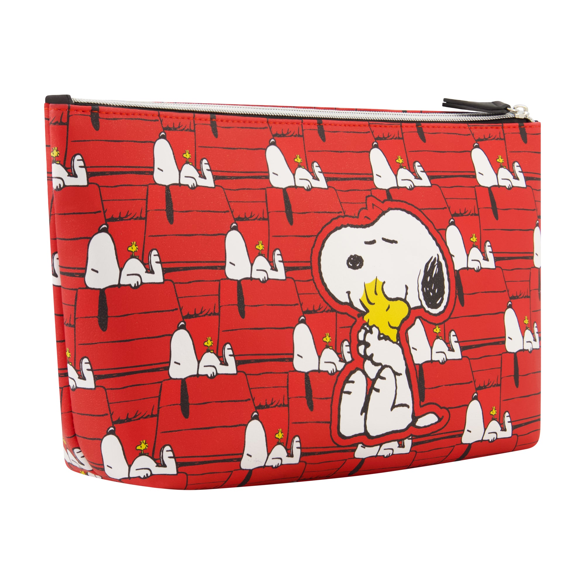 Cute red Peanuts Snoopy and Woodstock Makeup Bag - Cosmetic Travel Case