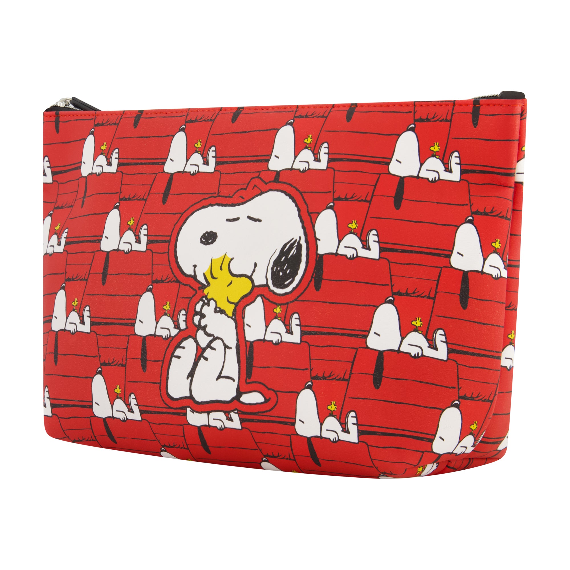 Cute red Peanuts Snoopy and Woodstock Makeup Bag - Cosmetic Travel Case