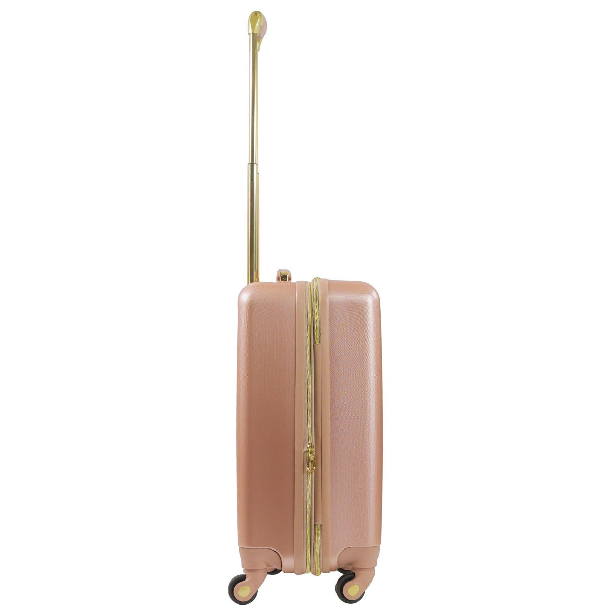 Christian Siriano Addie 22" hardside spinner suitcase rose gold - best dependable luggage