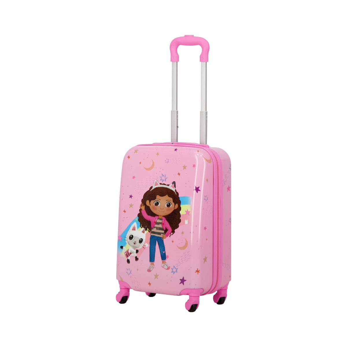 Pink Ful Gabby's Dollhouse sketch your dreams 21" luggage Carry-on  Hard Side Spinner Suitcase for kids