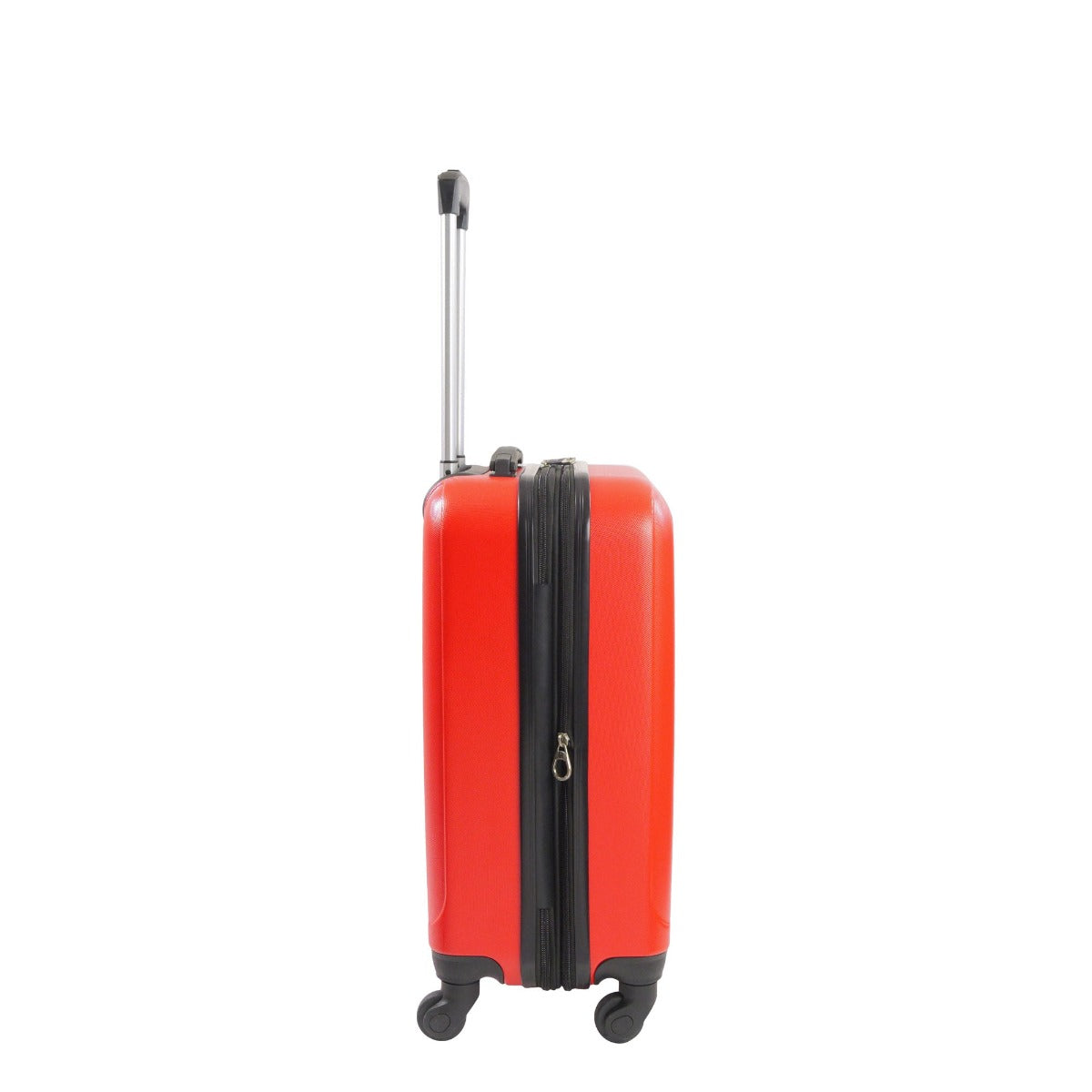 Pure 21-inch scratch resistant carry-on spinner suitcase affordable luggage in red