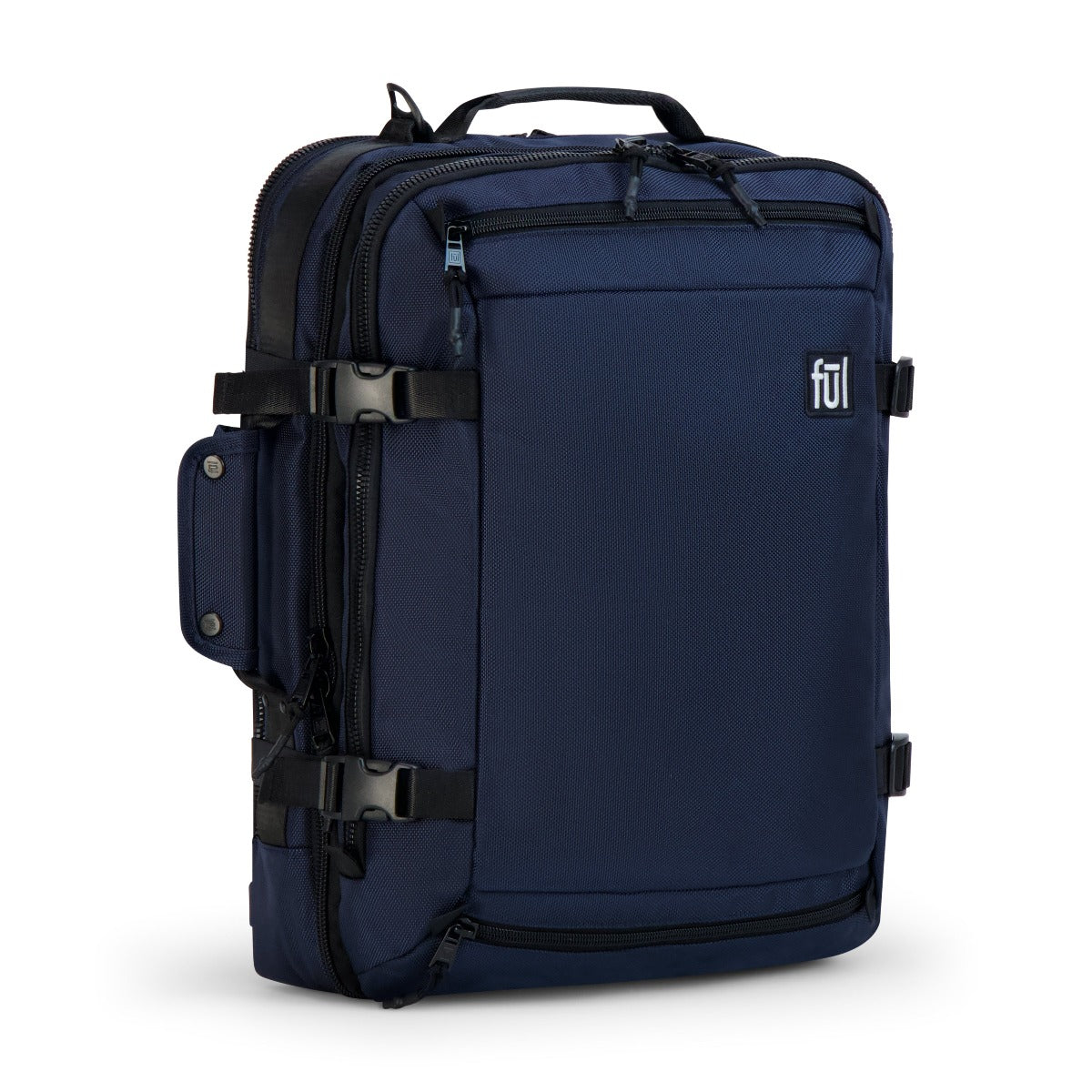 ful ridge collection cruiser travel backpack navy blue - convertible carry-on backpacks