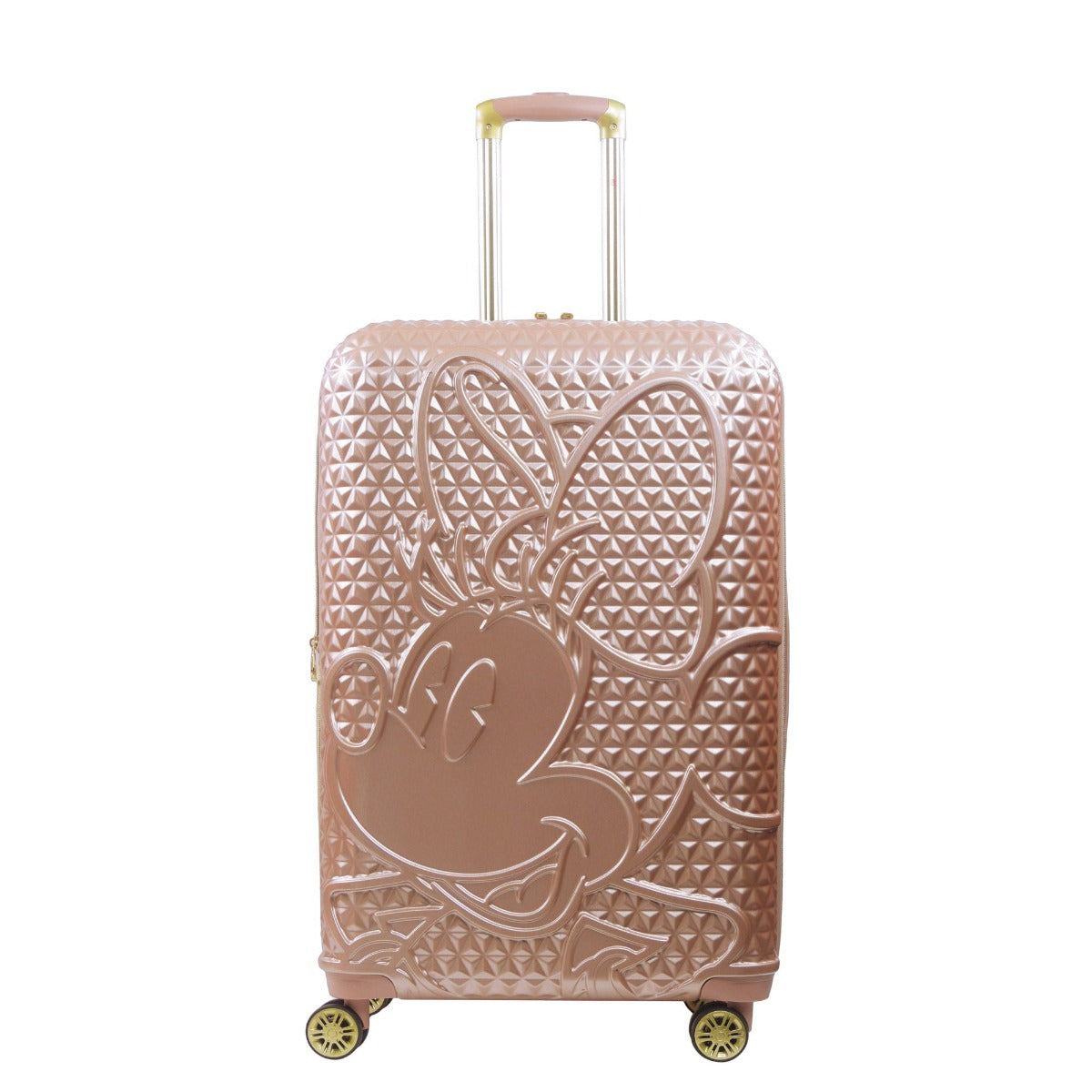 Ful Disney Minnie Mouse 30" luggage spinner rose gold - best checked suitcase for traveling
