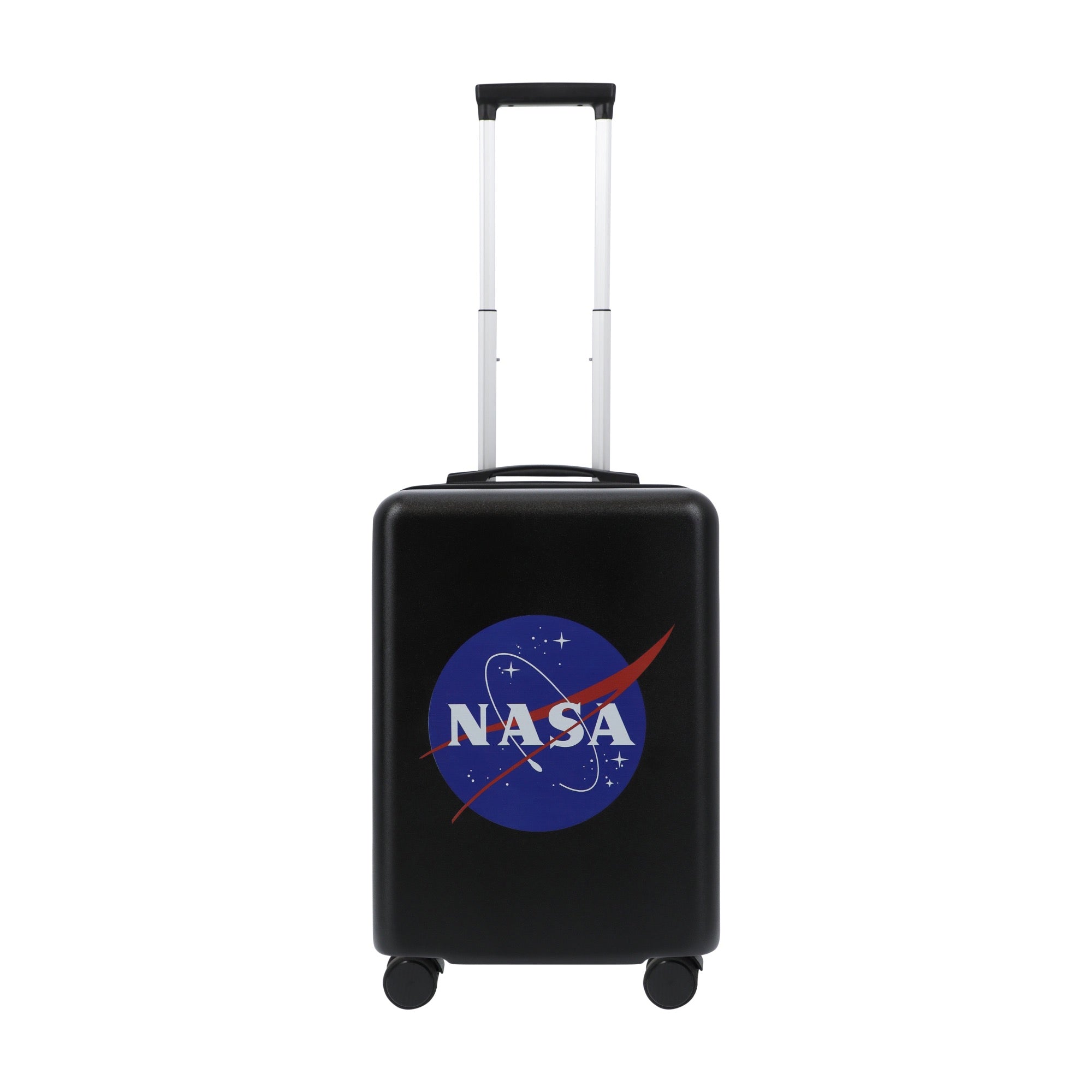 Black NASA 22.5" carry-on spinner suitcase luggage by Ful