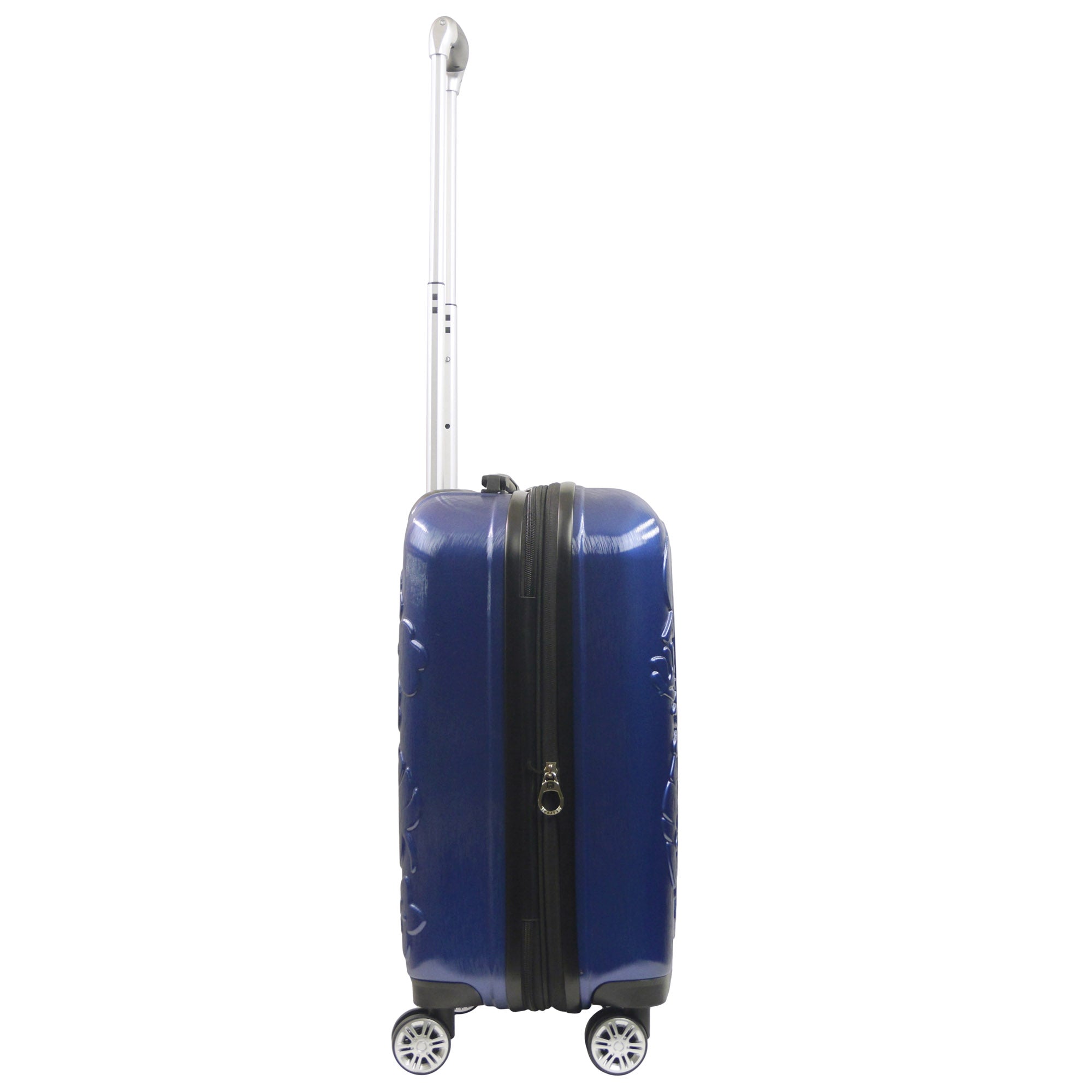 Disney 3D Molded Stitch Surfing 8 wheel hardside 22.5" Spinner Carry-On Blue Luggage by Ful