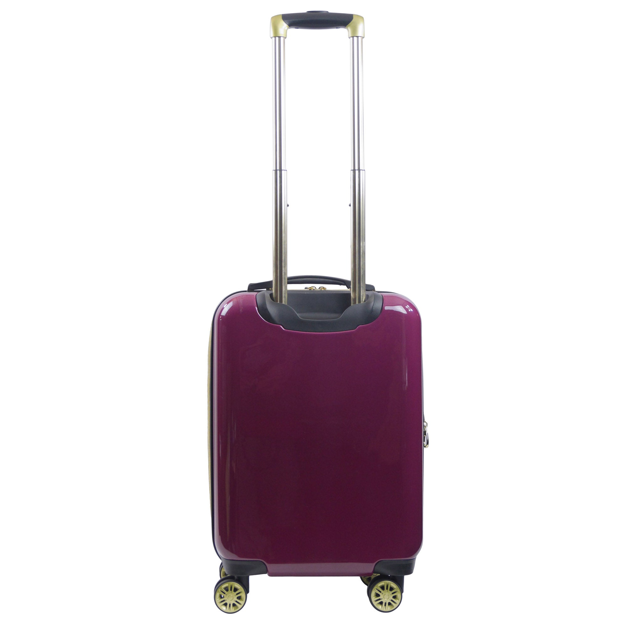 Harry Potter Hogwarts Express 21.5" carry-on suitcase Luggage Burgundy and  360 degree moving spinner wheels - best spinner suitcase for traveling