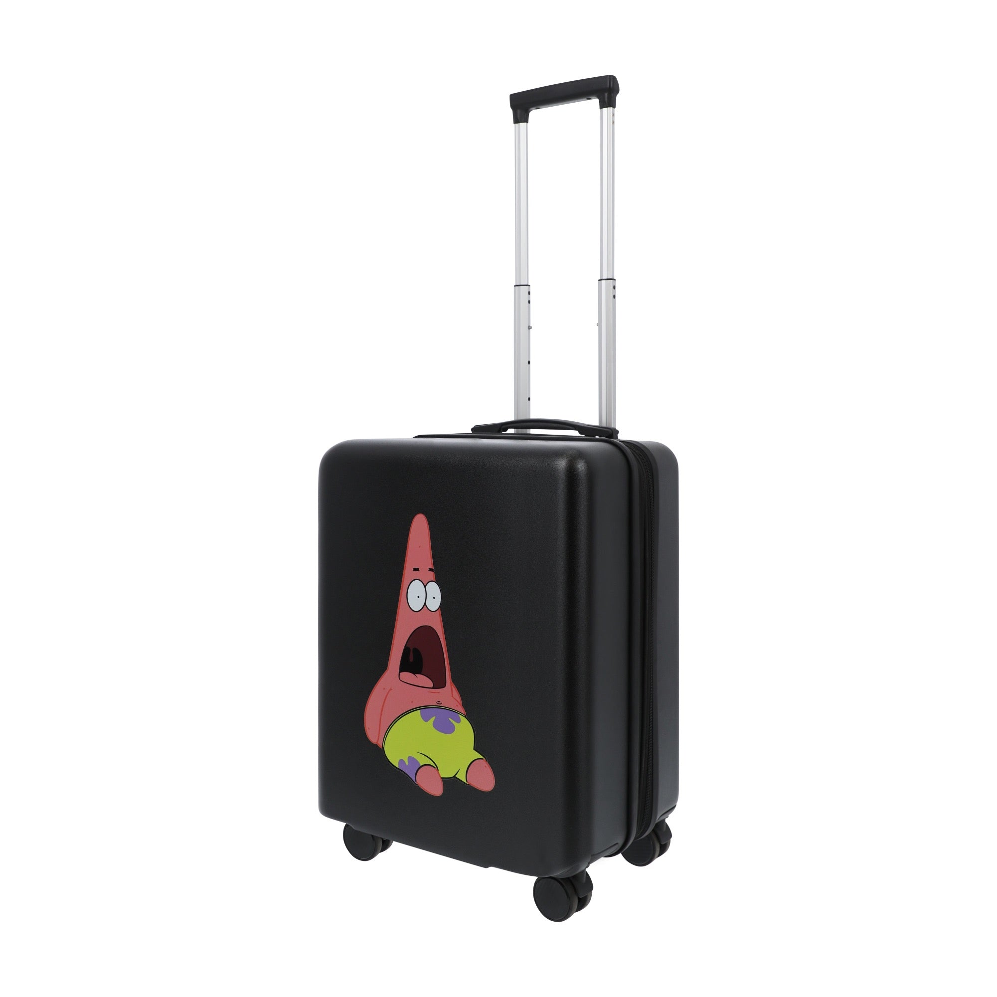 Black nickelodeon spongebob-patrick 22.5" carry-on spinner suitcase luggage by Ful