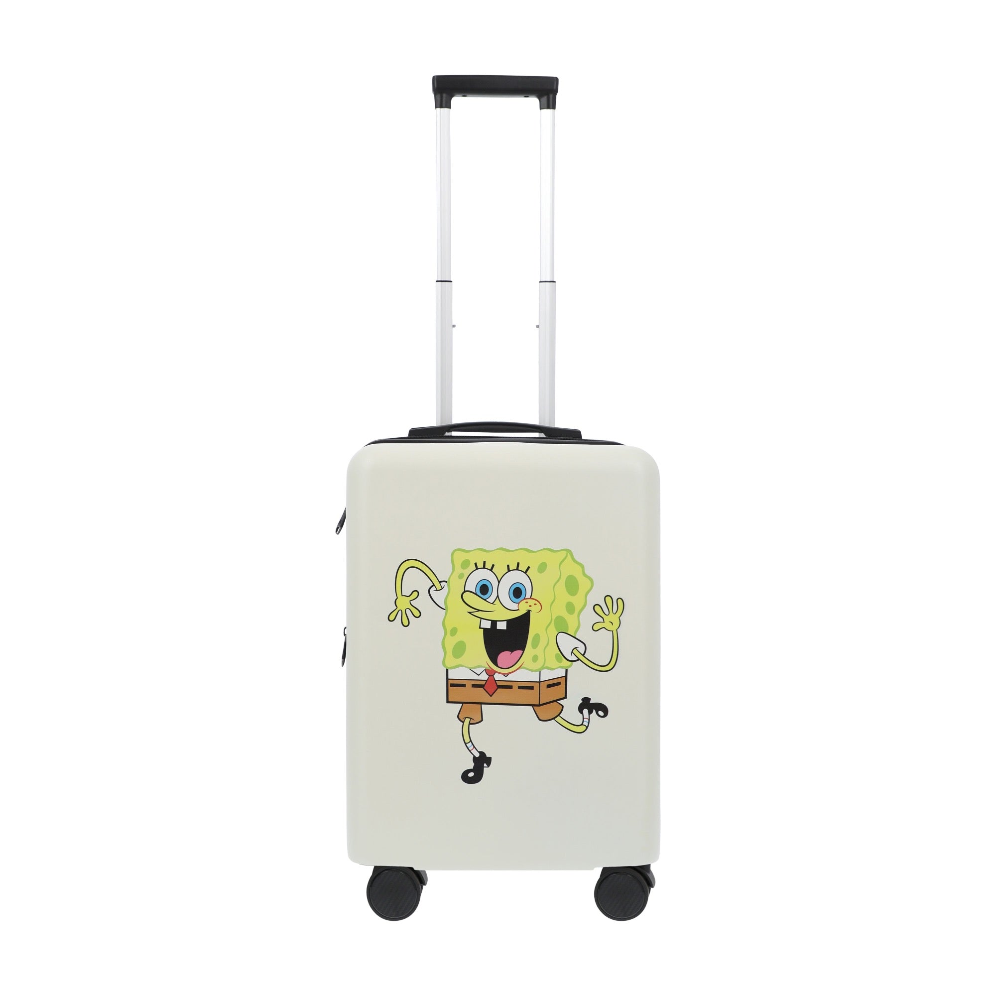 White nickelodeon SpongeBob 22.5" carry-on spinner suitcase luggage by Ful