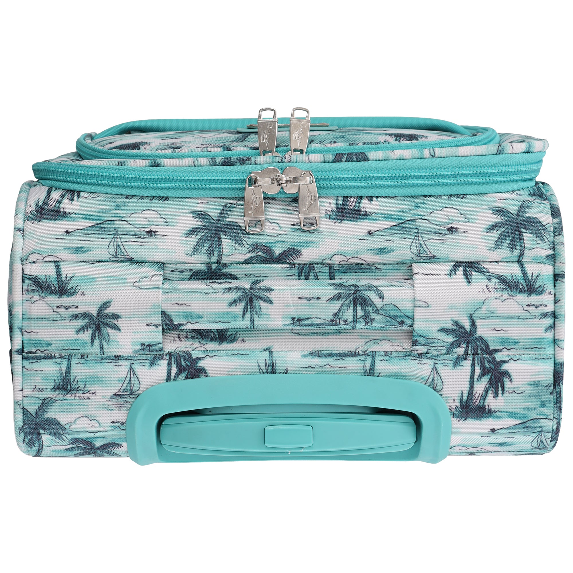 Tommy Bahama Palm Print 3-Piece Expandable Softside Spinner Luggage Set