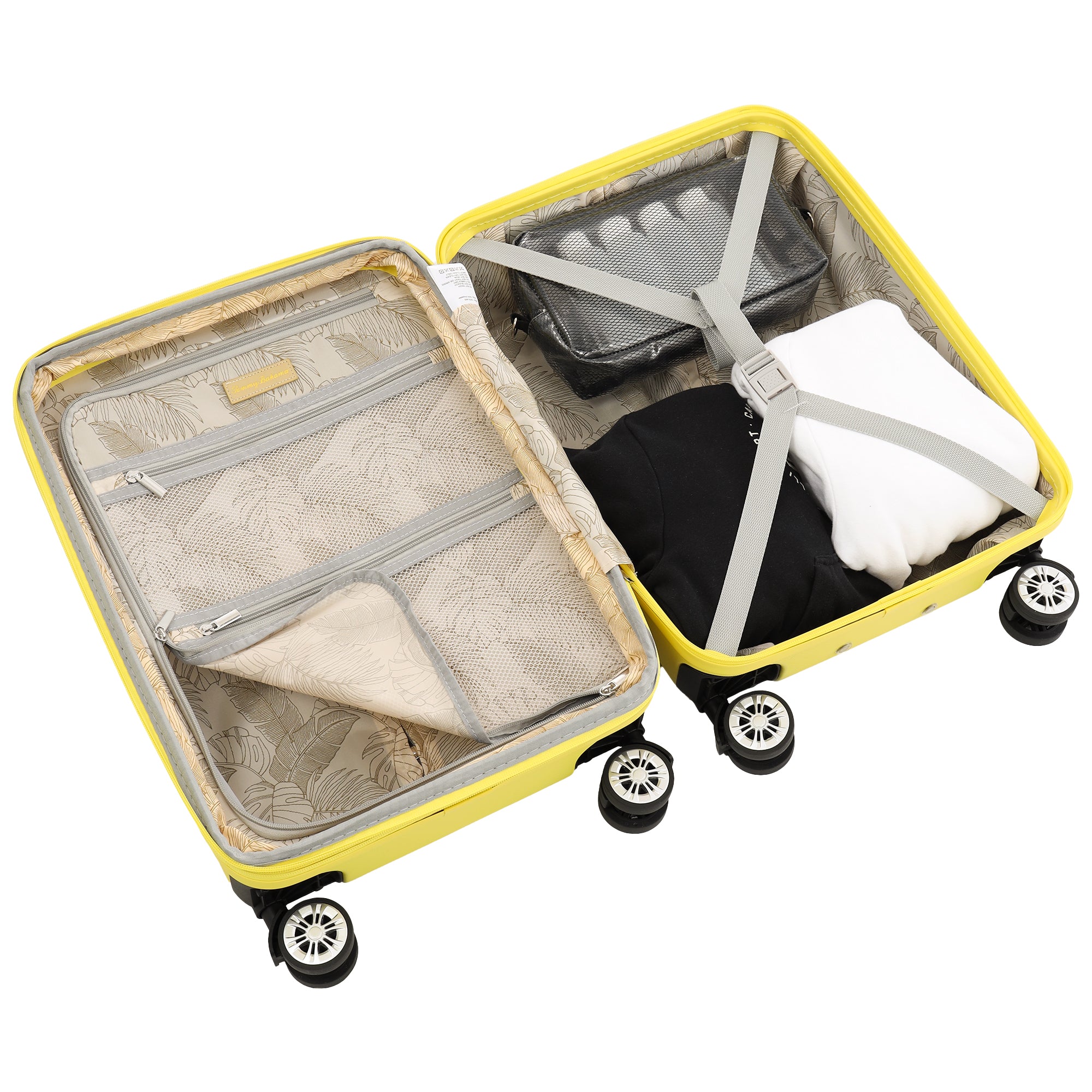 Tommy Bahama 21.5" Carry-On Hardside Spinner Luggage with 3D Pineapple
