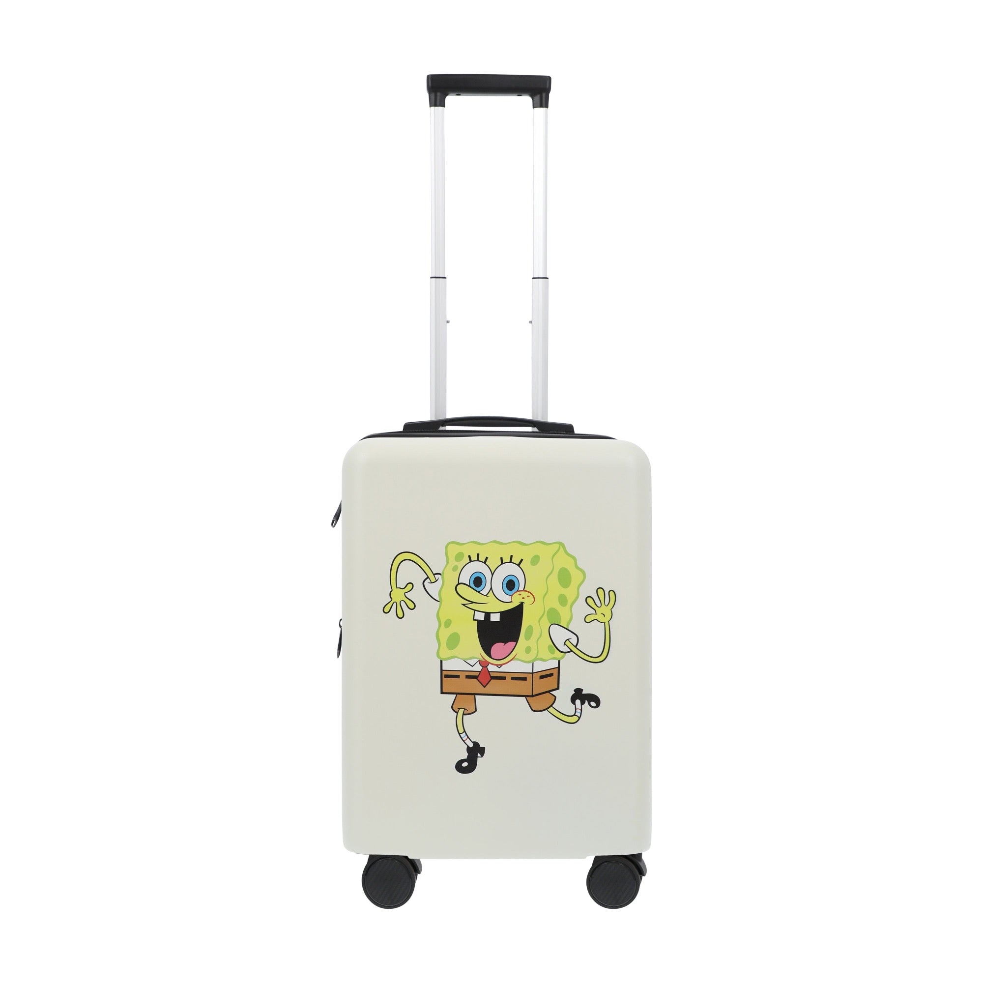 White nickelodeon spongeBob 22.5" carry-on spinner suitcase luggage by Ful