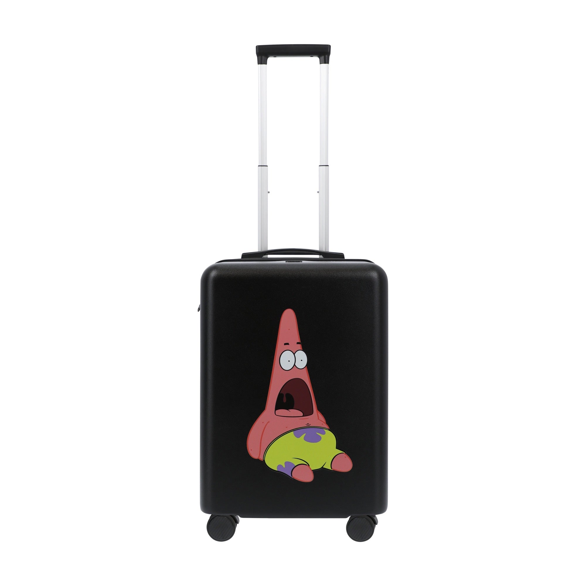 Black nickelodeon spongebob-patrick 22.5" carry-on spinner suitcase luggage by Ful
