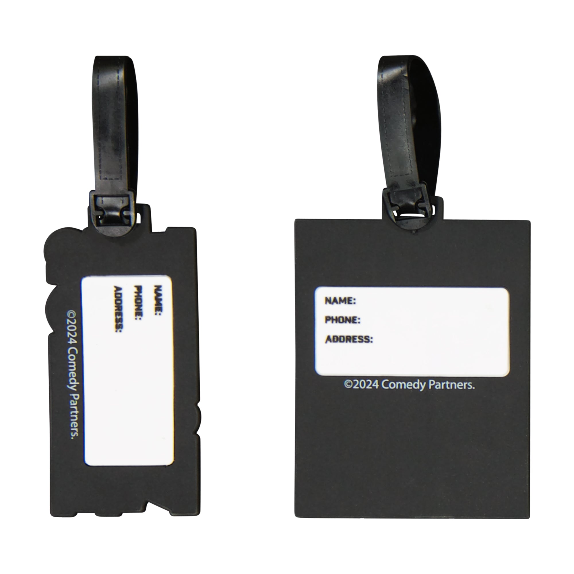 South Park Group Logo 2-Piece Black Luggage Tags