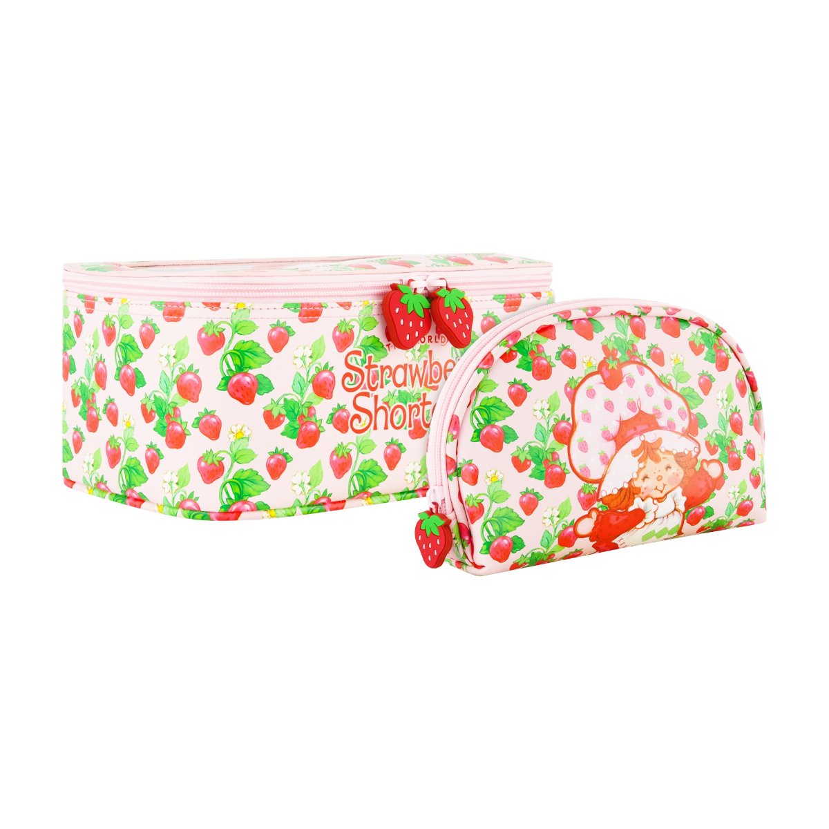 Strawberry Shortcake 2-Piece Travel Cosmetic Case Set