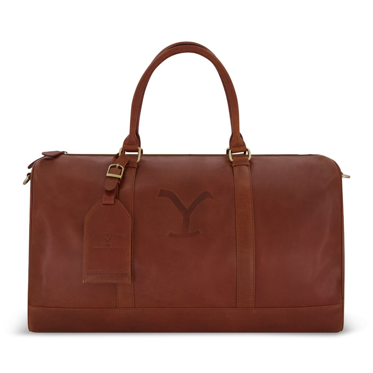 Yellowstone real leather 21 inch duffel bag - best duffles for travel