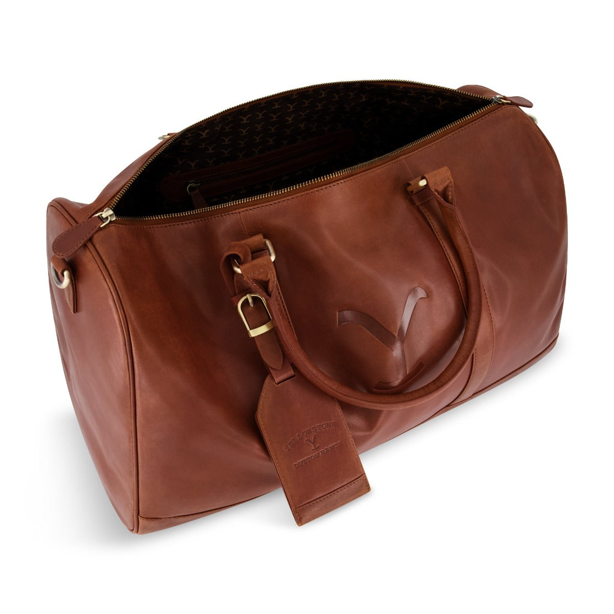Yellowstone real leather 21" duffel bag - best luxurious duffels for adults