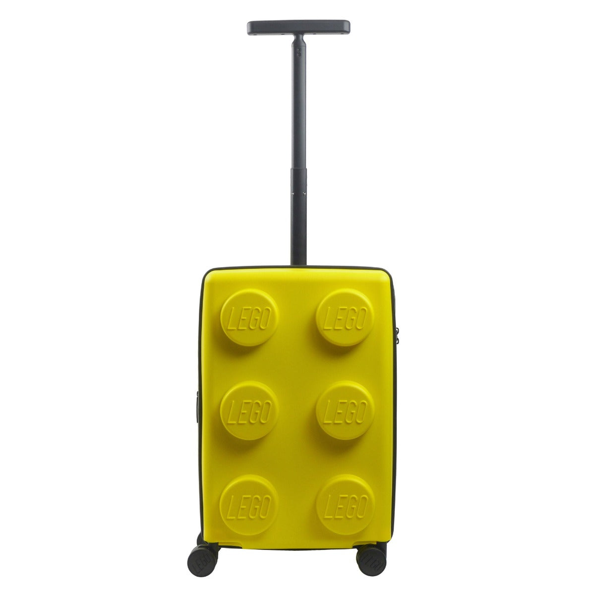 Yellow Lego Signature Brick Trolley 22-inch carry-on rolling luggage