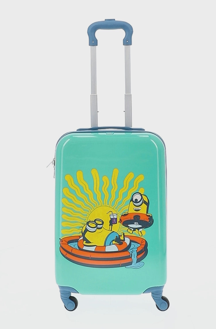 Ful Minions Vacation 21" carry-on kids rolling luggage for traveling