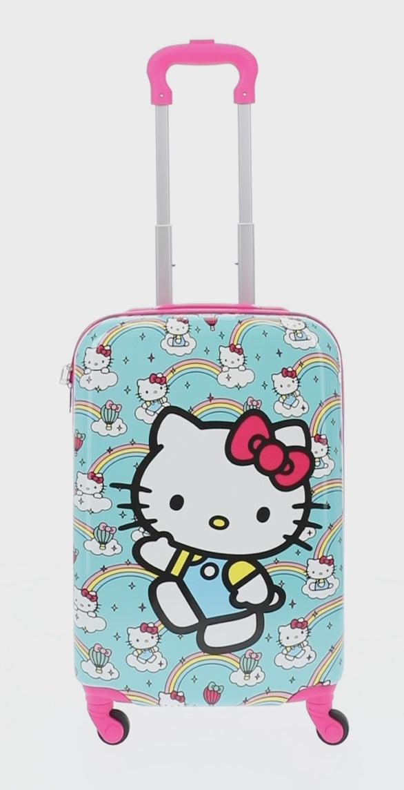 Hello Kitty Ful Rainbows 21" carry-on luggage