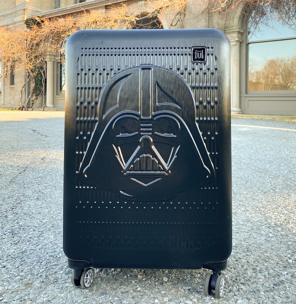 Star Wars Darth Vader texture black suitcase spinner luggage Adult Disney