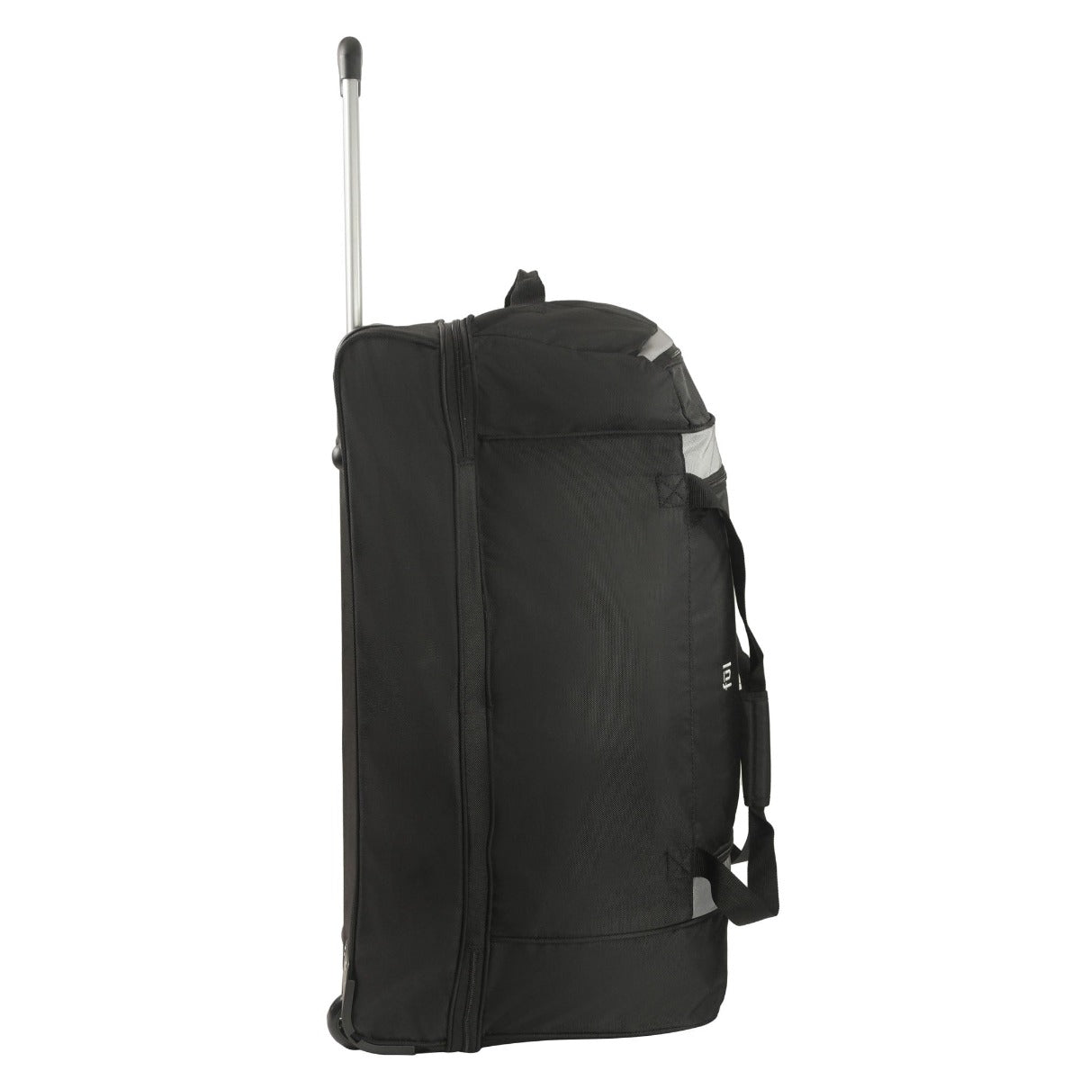 Black and Grey Rig Series 30 inch Split Level Ful Wheeled Rolling Carry-on Duffle Travel Bag  