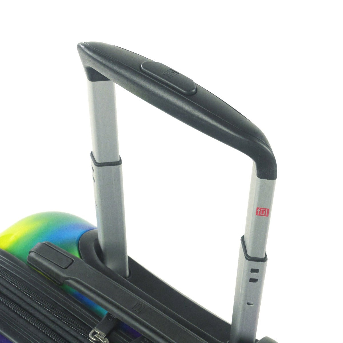 Tie-dye Rainbow Swirl 24" FŪL Hard Side Spinner Rolling Suitcase Checked Luggage