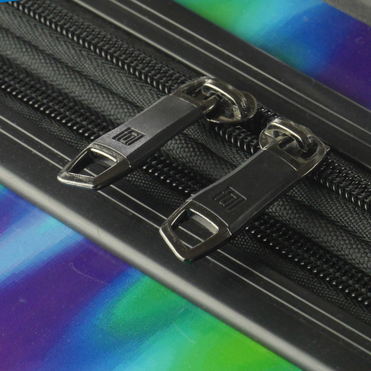 Tie-dye Rainbow Swirl 24" FŪL Spinner Rolling Suitcase Checked Luggage Double Zipper