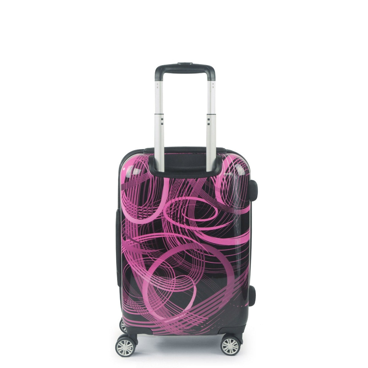 Pink discount rolling luggage