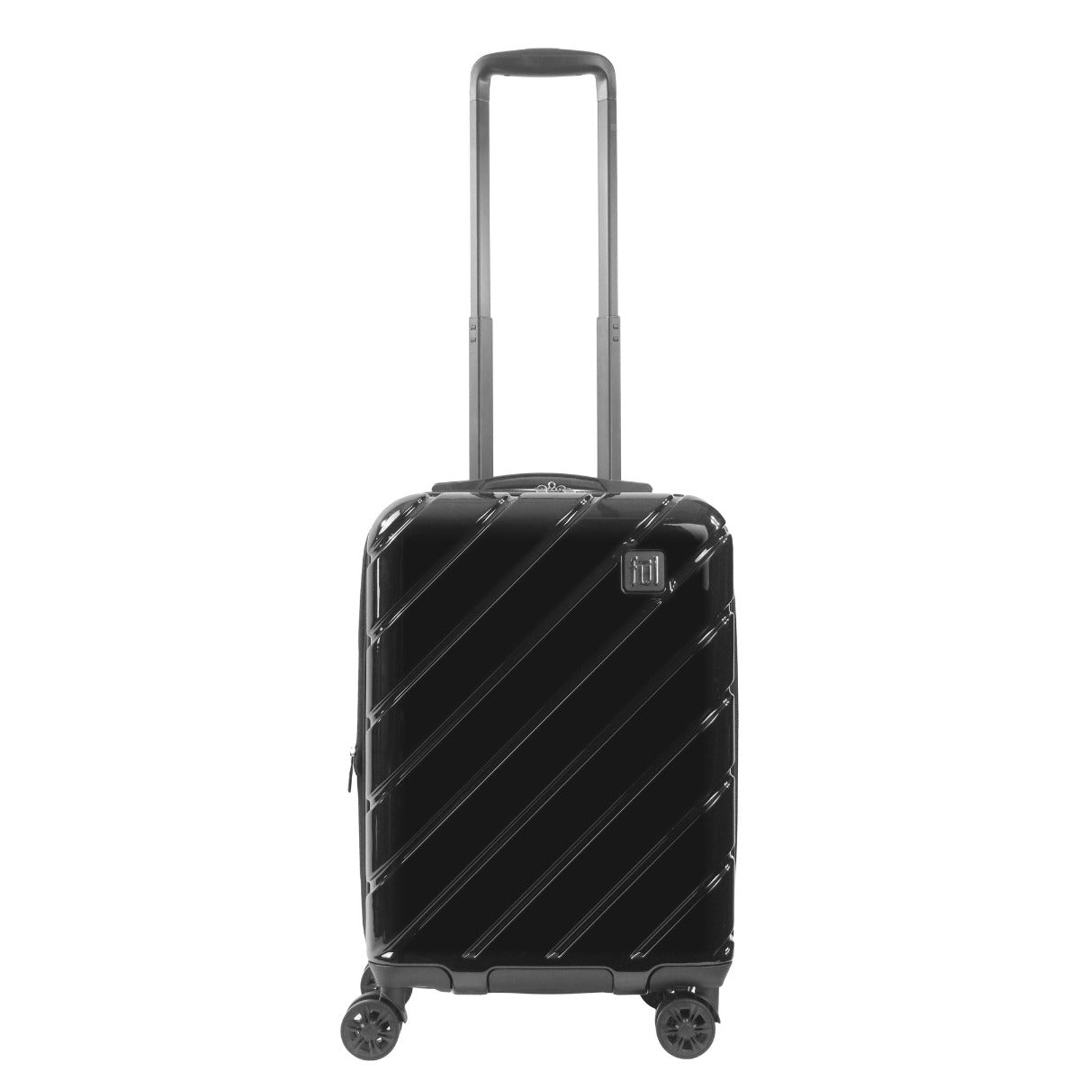 Ful Velocity 23 inch Hardside Spinner Suitcase Black Carry-on Luggage