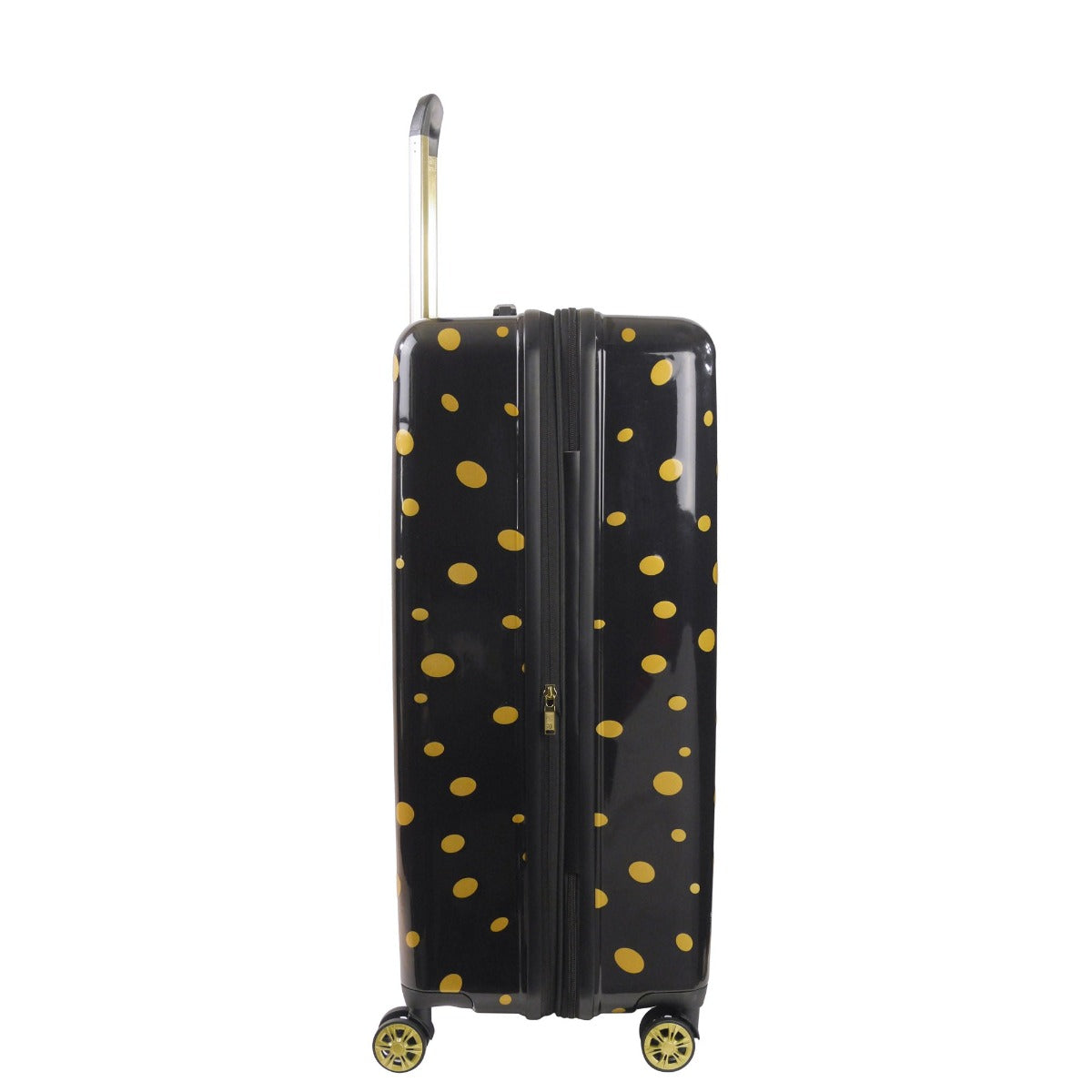 Ful Impulse Mixed Dots hardside spinner 31 inch checked luggage black gold suitcase