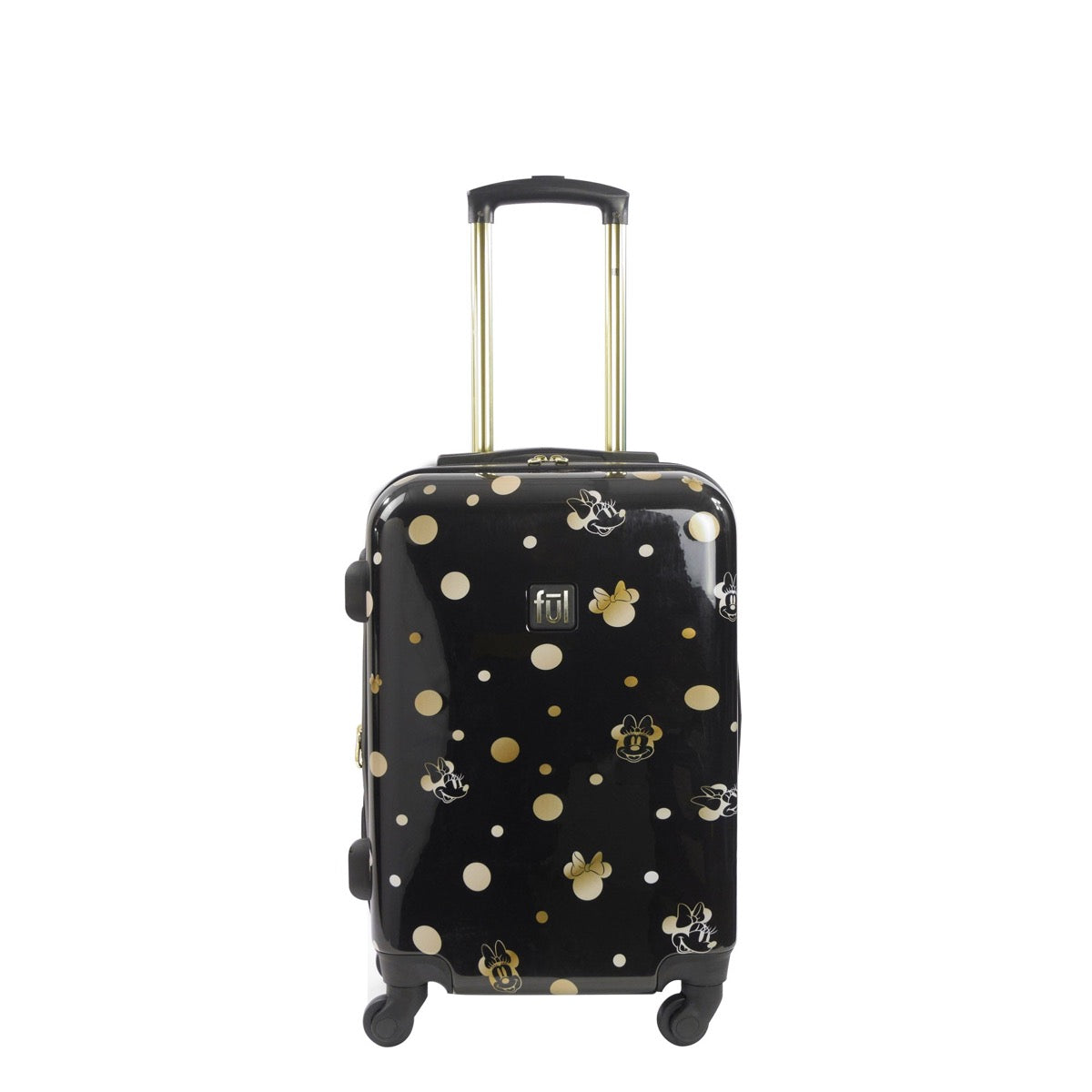 FUL Disney Golden Disney Hard-Sided 21" Minnie Mouse Carry-On Suitcase Luggage