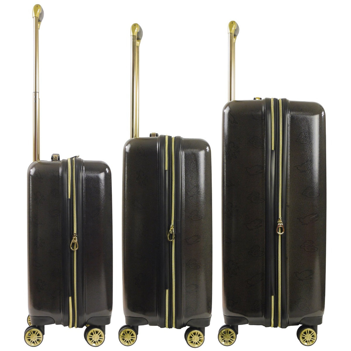 Harry Potter Hogwart Express 3 Pieces Luggage Spinner Suitcase Set Hardsided Black