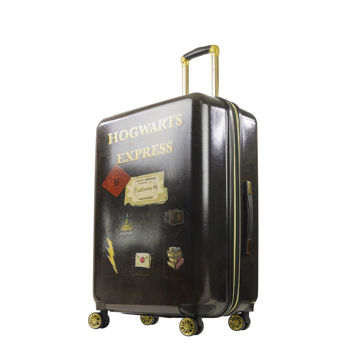 Harry Potter Hogwarts Express 29" Hard sided Luggage Spinner Suitcase Black