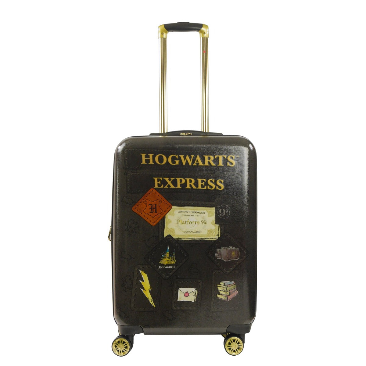 Black Ful Harry Potter Hogwarts Express 25" hardside checked luggage - best spinner suitcase for travelling