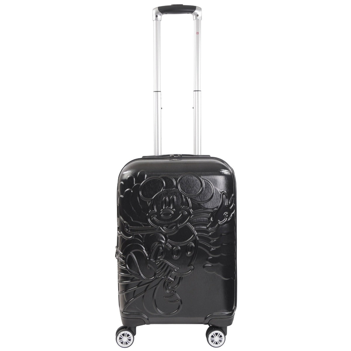 Embossed Fūl Disney Mickey Mouse hard sided spinner suitcase 22" expandable carry on luggage black