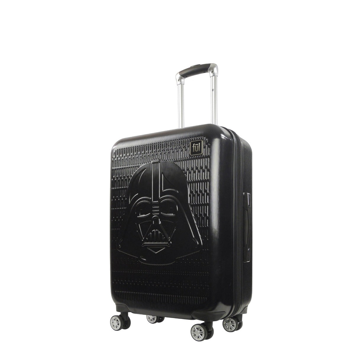Star Wars Black Embossed 25 inch spinner suitcase Darth Vader Checked Luggage