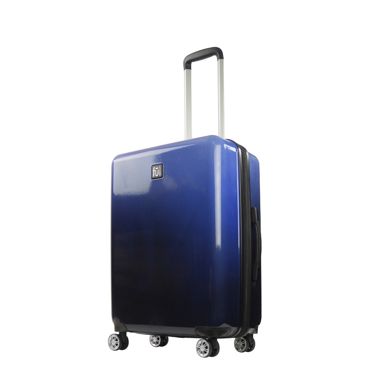 Ful Impulse Ombre Hardside Spinner Suitcase 26" Luggage, Blue