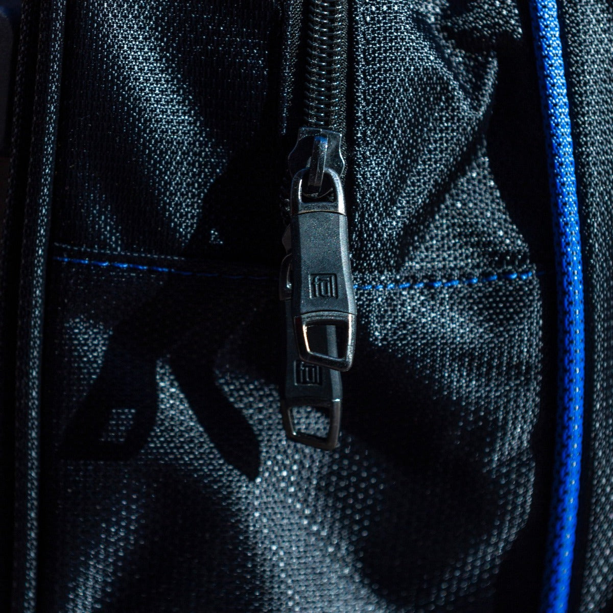 Black Ful Workhorse 30" Extra Large Split Level Wheeled Carry-on Rolling Duffle Bag Black with Blue Details
