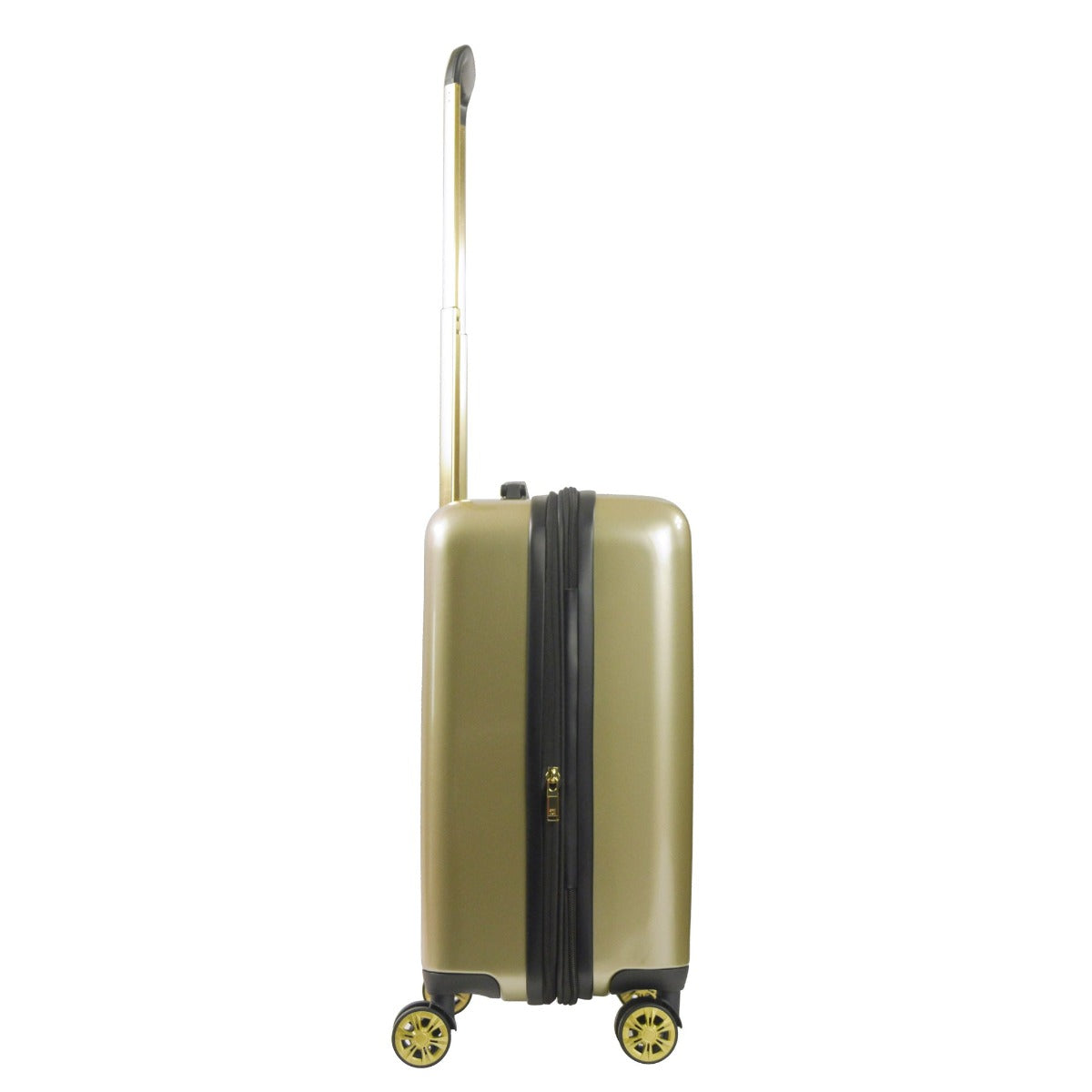 Ful Groove 22" Carry-on Hard Shell Spinner Suitcase Gold Luggage